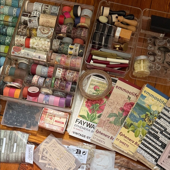 Stationary Journal Scrapbooking Supplies. Full set
